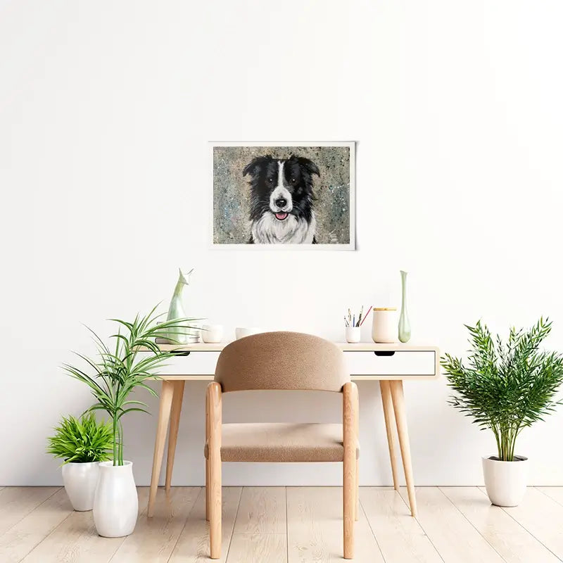 Border Collie Art Print