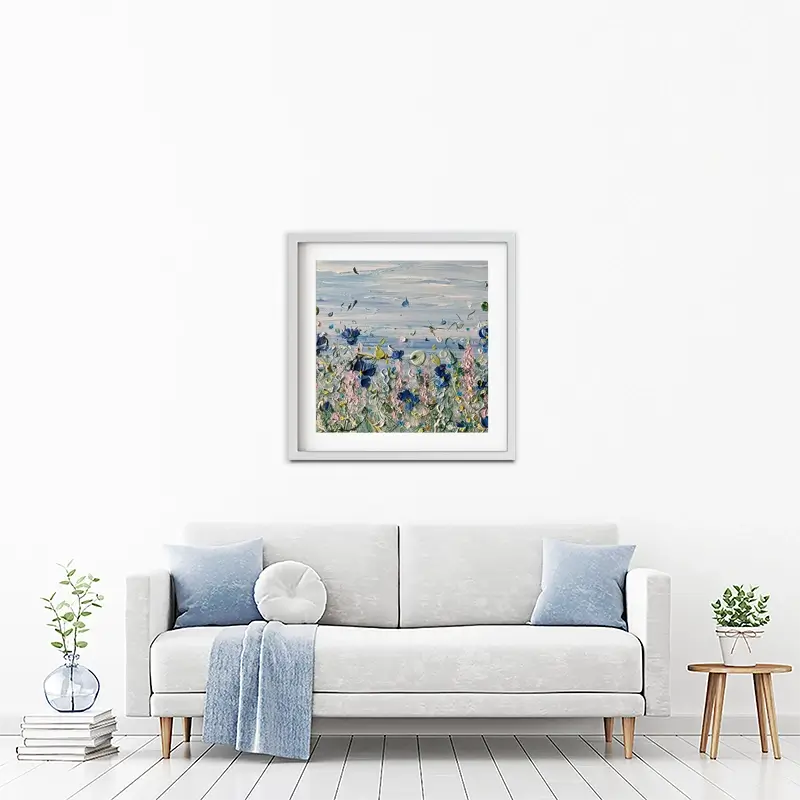 January Views Framed Art Print