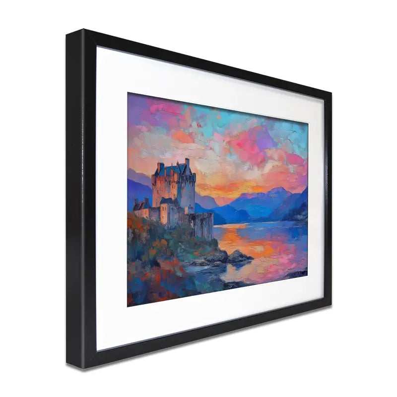 Castle At Dusk Framed Art Print