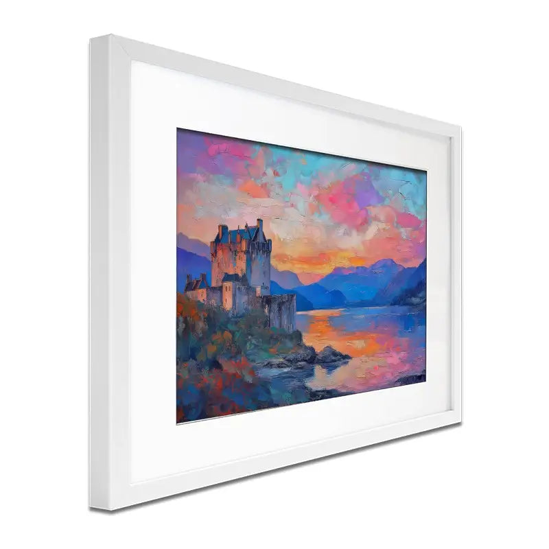 Castle At Dusk Framed Art Print