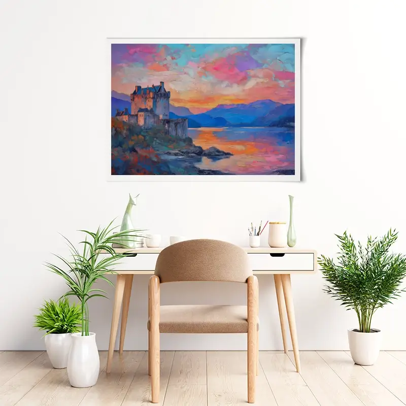 Castle At Dusk Art Print