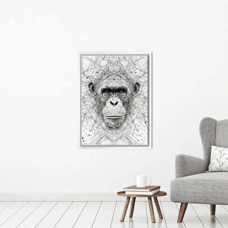 Chimpanzee Study Canvas Print