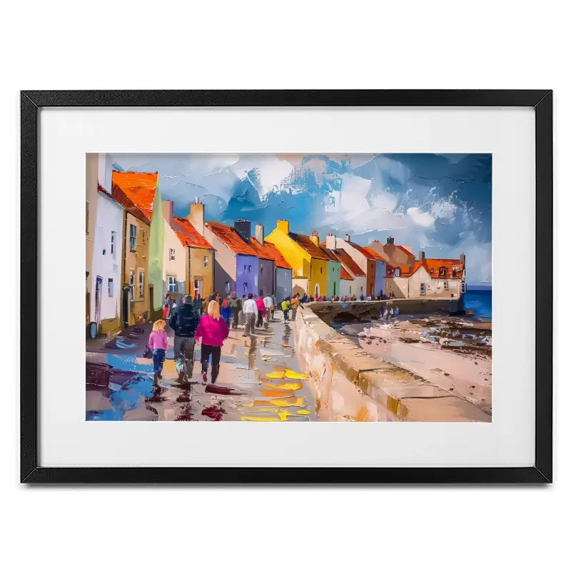 Coastal Path Framed Art Print