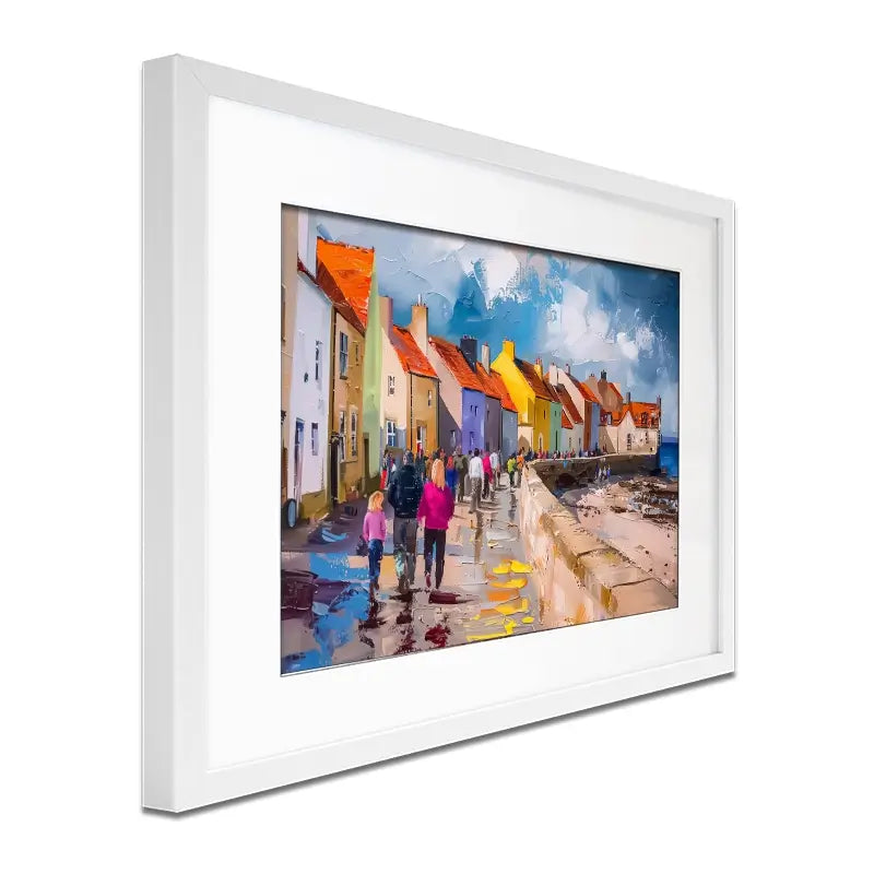 Coastal Path Framed Art Print