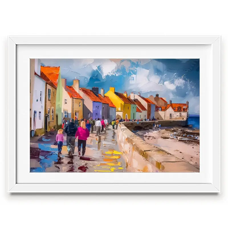 Coastal Path Framed Art Print