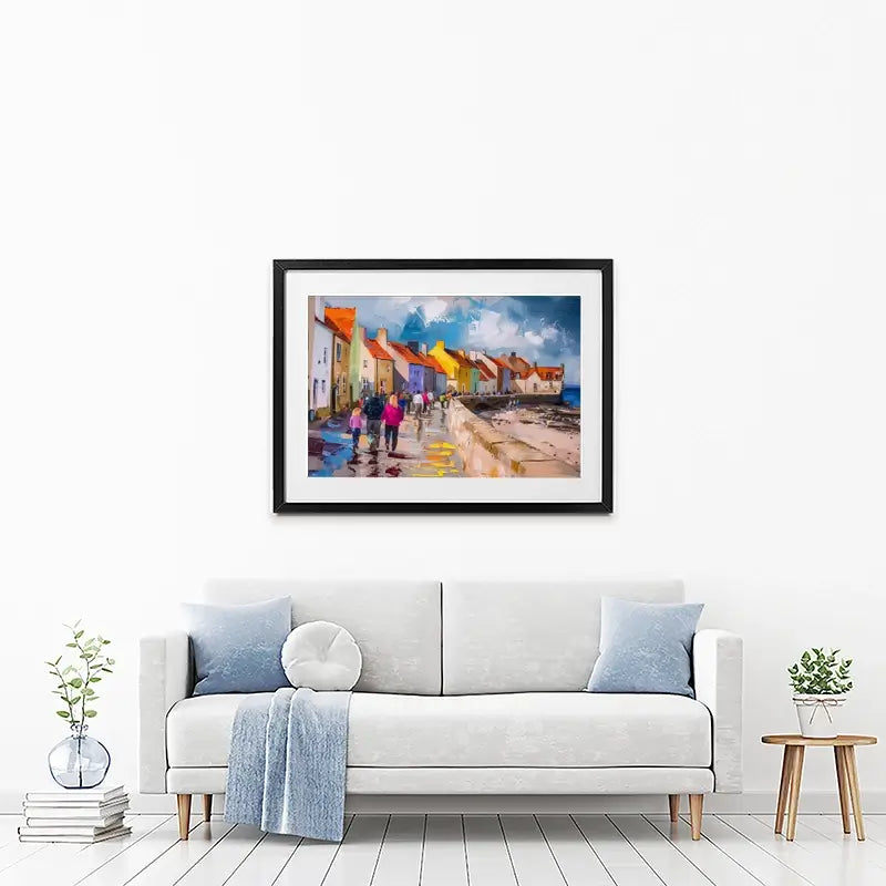 Coastal Path Framed Art Print