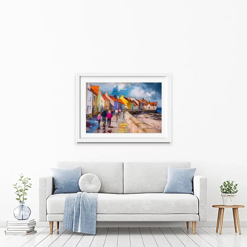 Coastal Path Framed Art Print