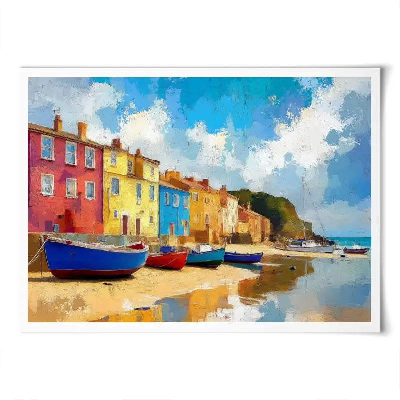 Coastal Town Art Print