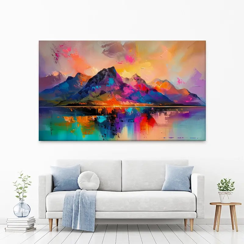 Mountain Abstract Canvas Print