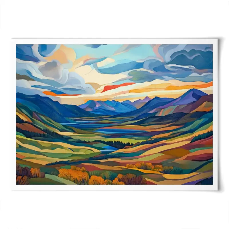 Mountain Valley Art Print