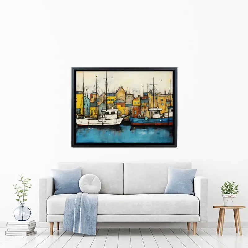 The Boats Are In Canvas Print