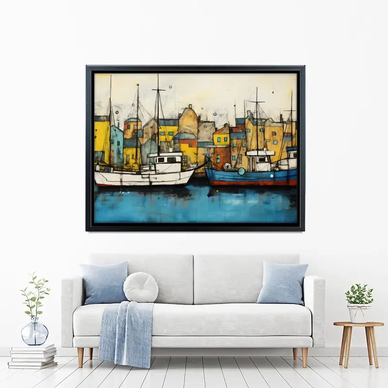 The Boats Are In Canvas Print