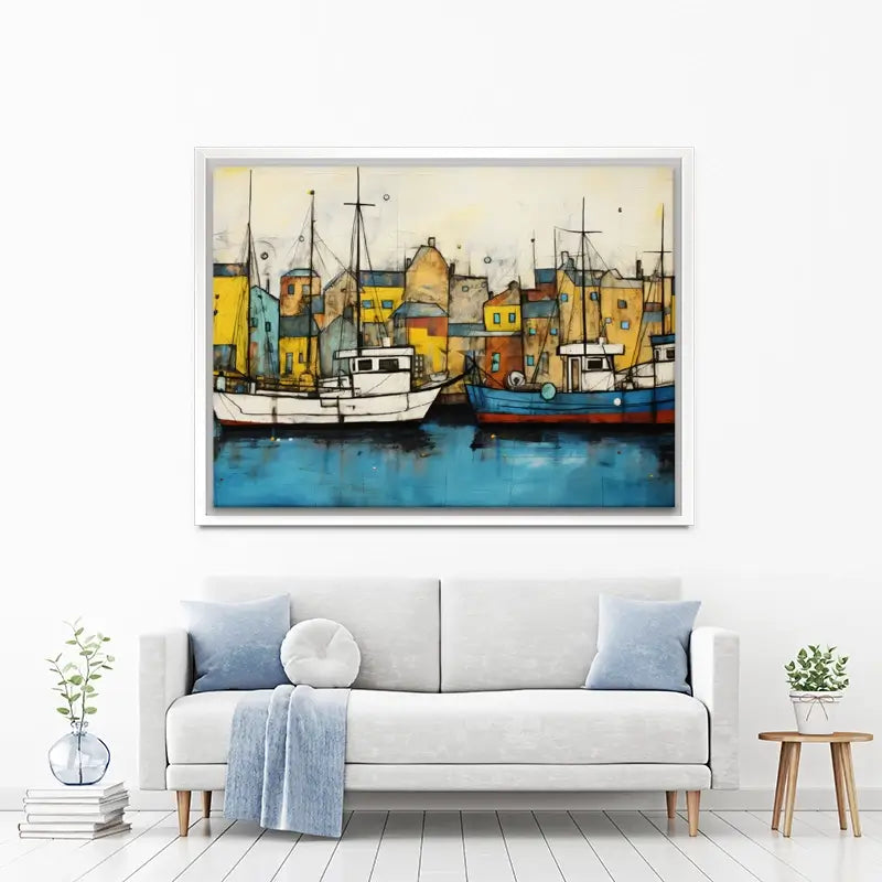 The Boats Are In Canvas Print