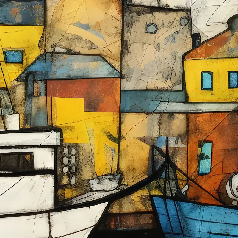 The Boats Are In Art Print