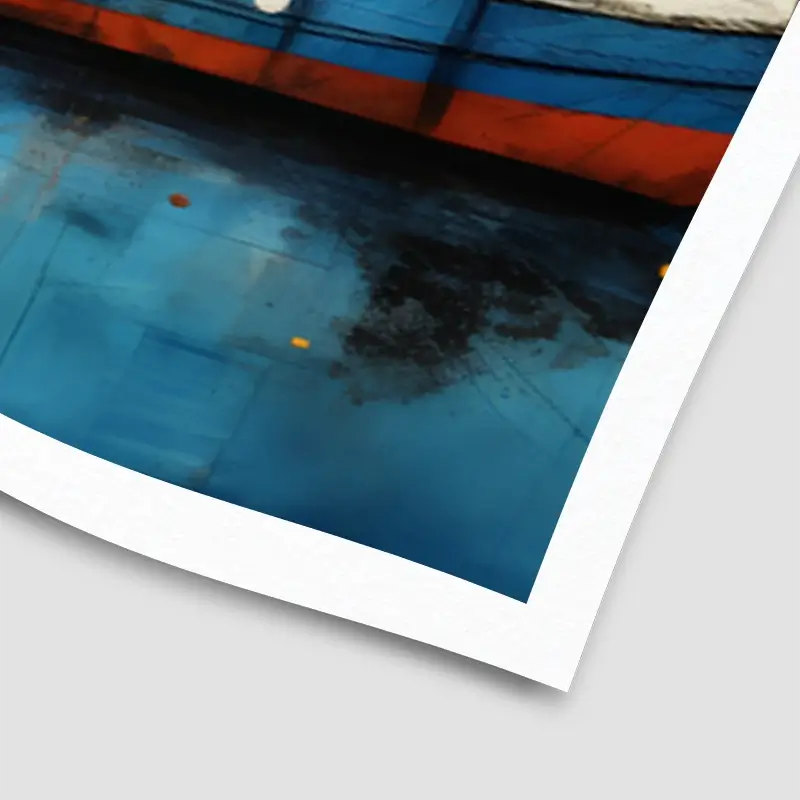 The Boats Are In Art Print