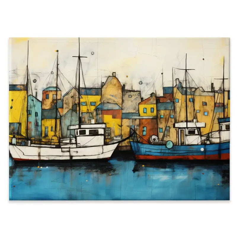 The Boats Are In Canvas Print