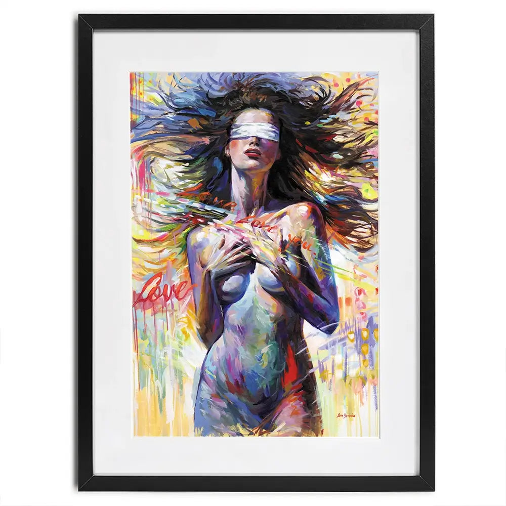 Blind Devotion Framed Art Print