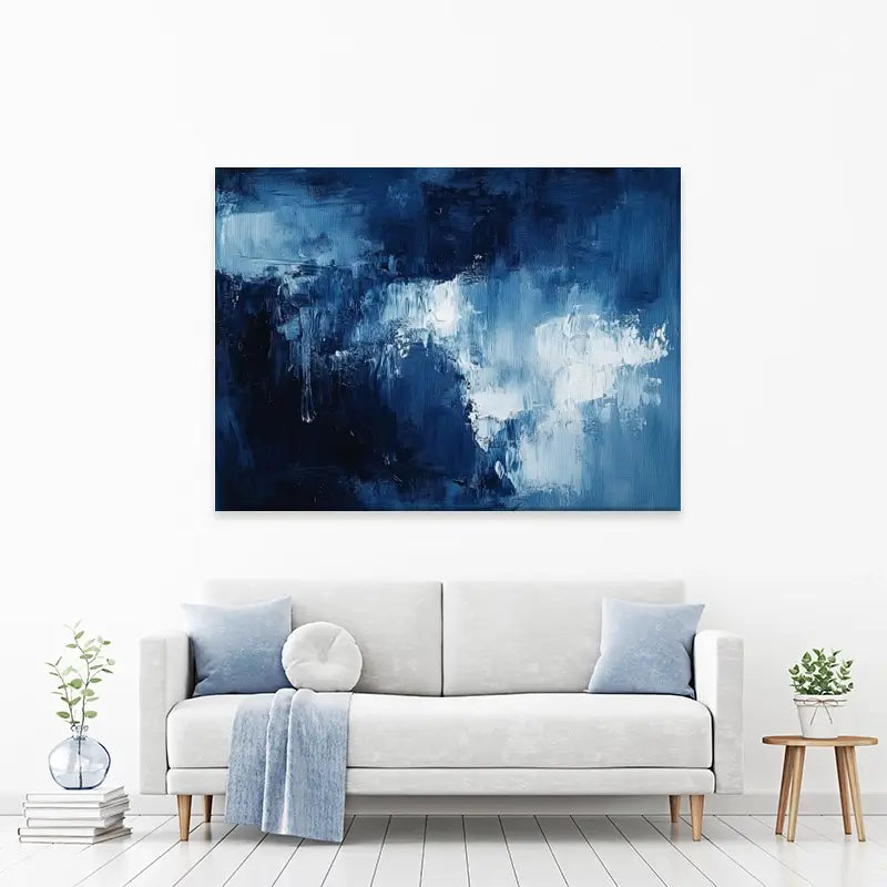 Abstract Blue Canvas Print