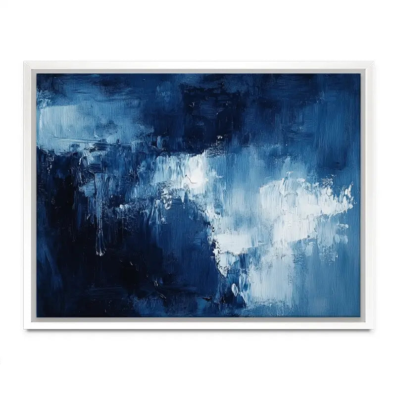 Abstract Blue Canvas Print