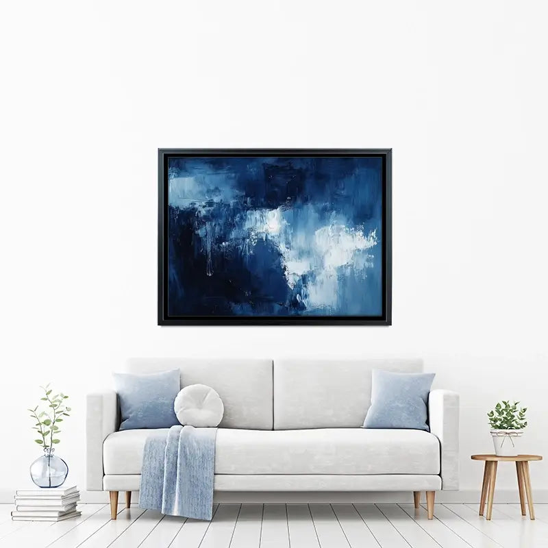 Abstract Blue Canvas Print