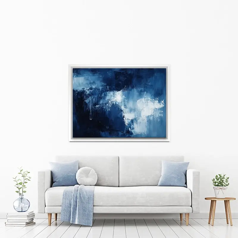 Abstract Blue Canvas Print