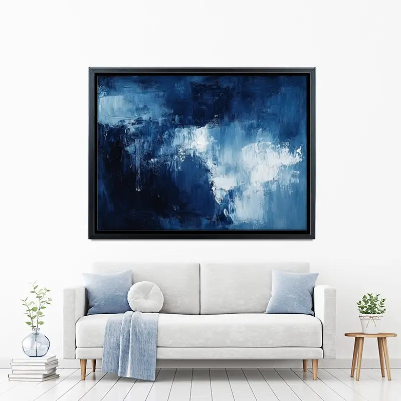 Abstract Blue Canvas Print