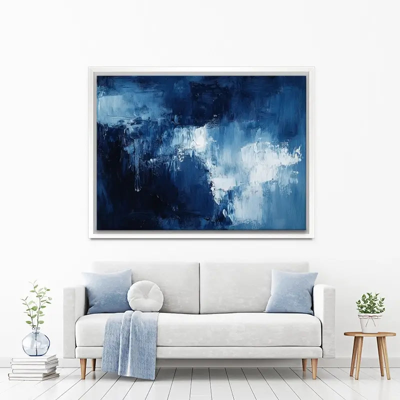 Abstract Blue Canvas Print