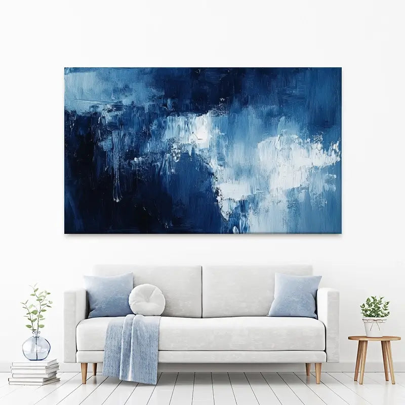 Abstract Blue Canvas Print