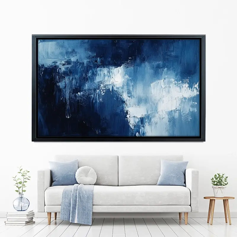 Abstract Blue Canvas Print