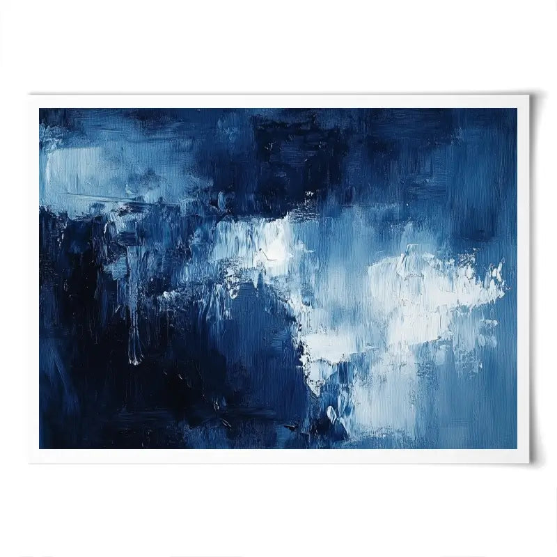 Abstract Blue Art Print