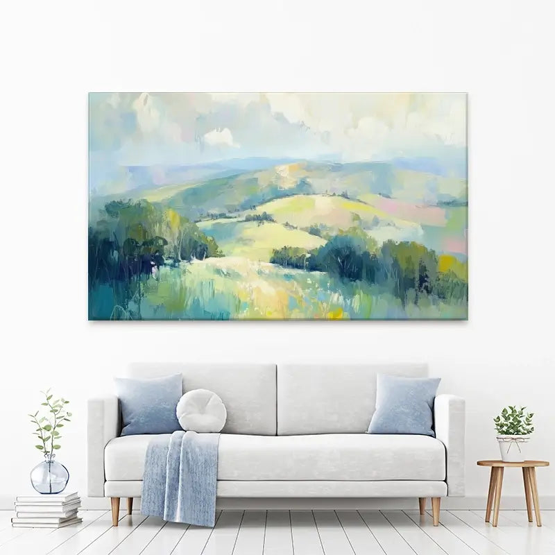 Green Hills Canvas Print