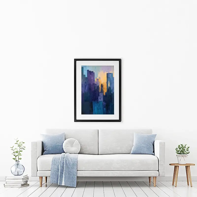 High Up Framed Art Print