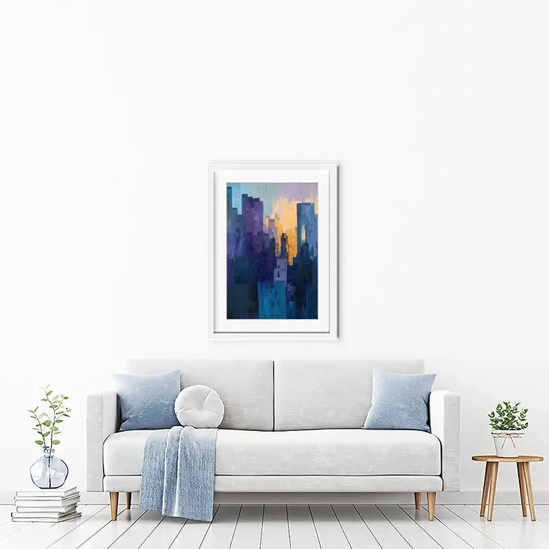 High Up Framed Art Print