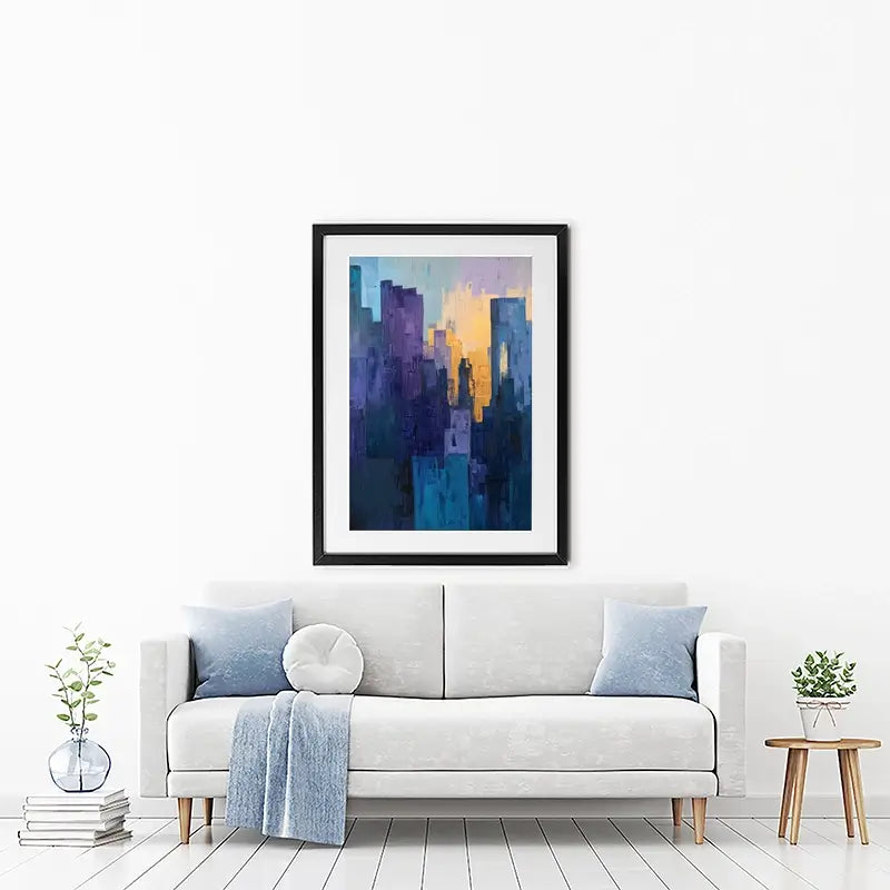 High Up Framed Art Print