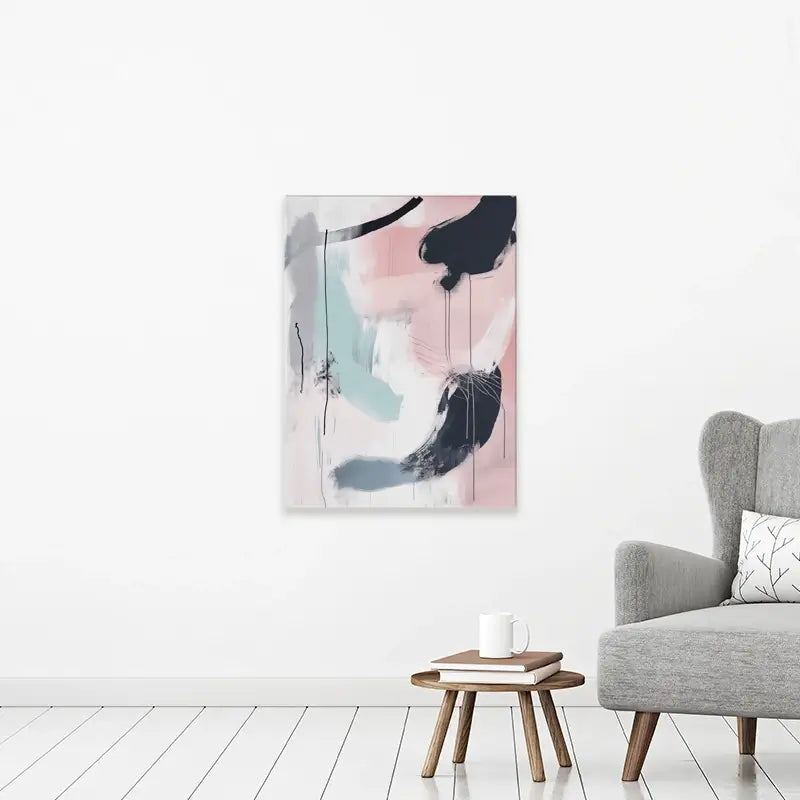 Minimalist Blush Pink Canvas Print