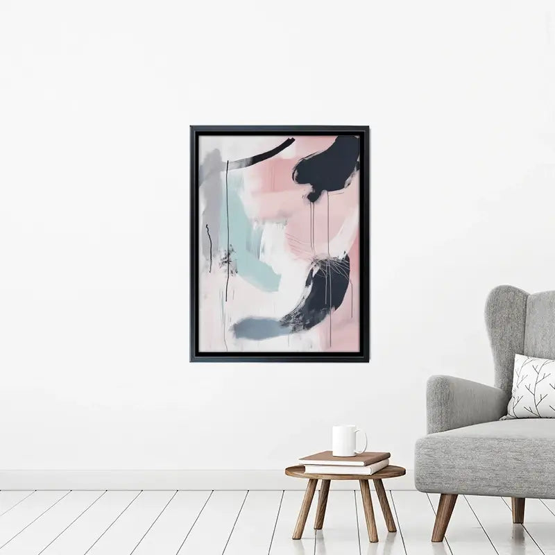 Minimalist Blush Pink Canvas Print