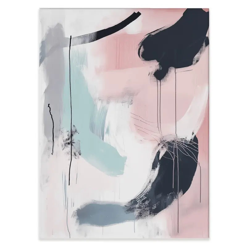 Minimalist Blush Pink Canvas Print