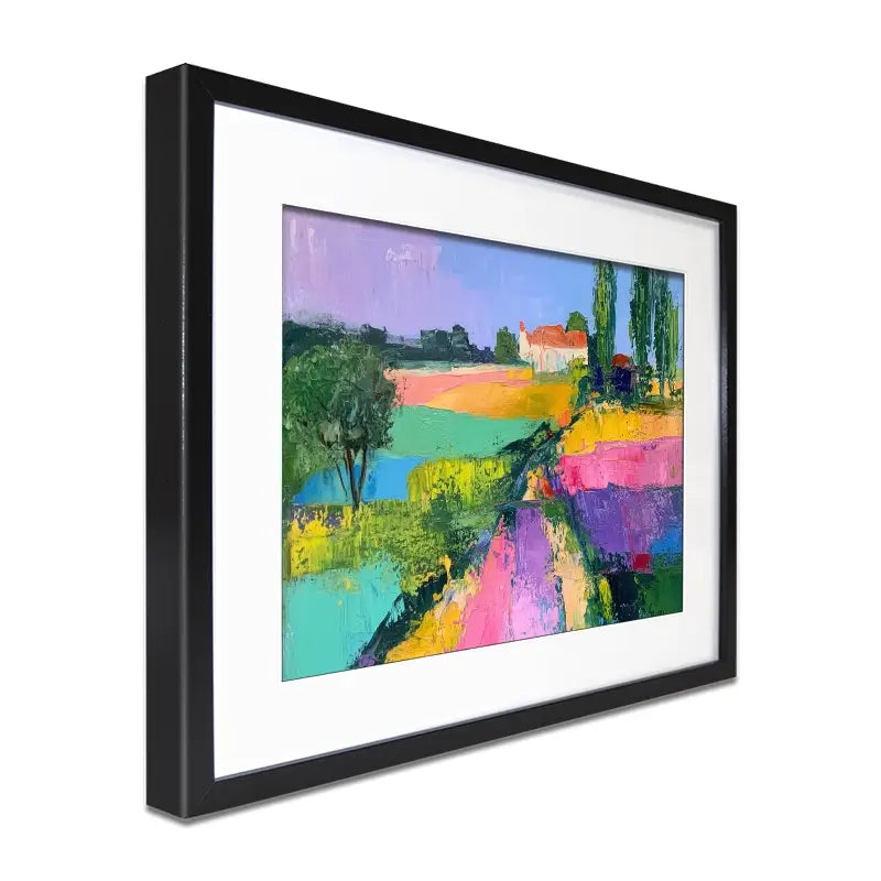 Colourful Scenic Framed Art Print