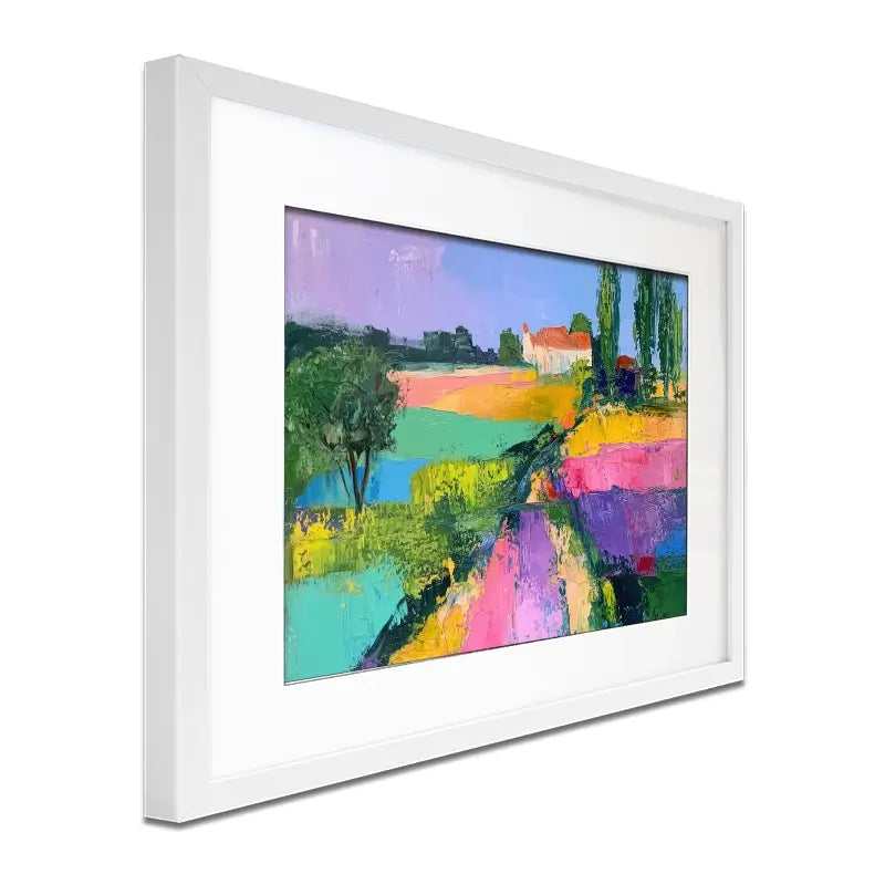 Colourful Scenic Framed Art Print