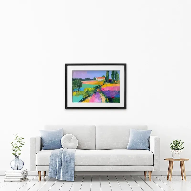 Colourful Scenic Framed Art Print