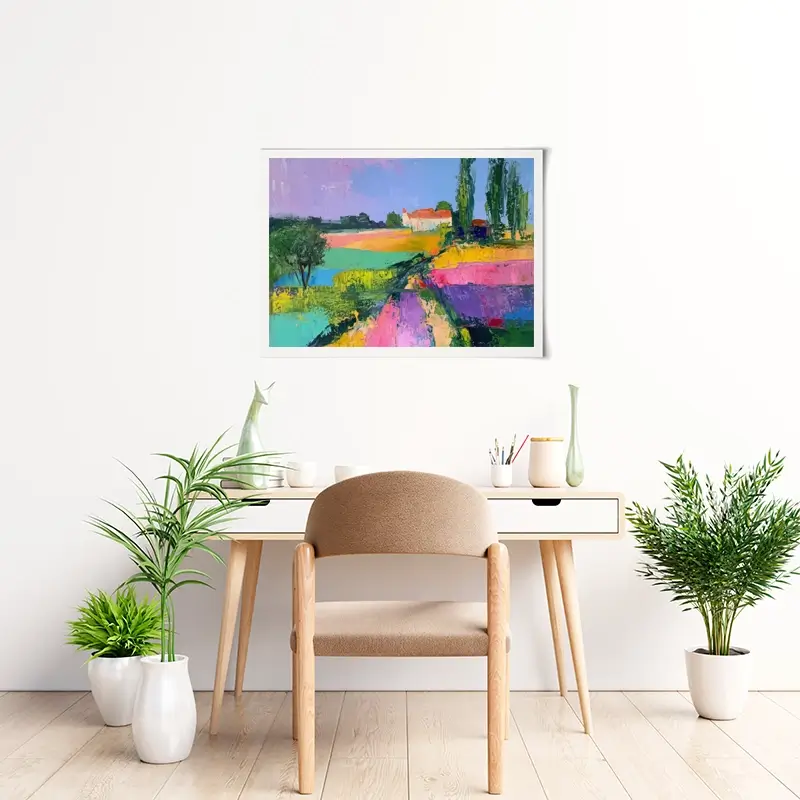 Colourful Scenic Art Print