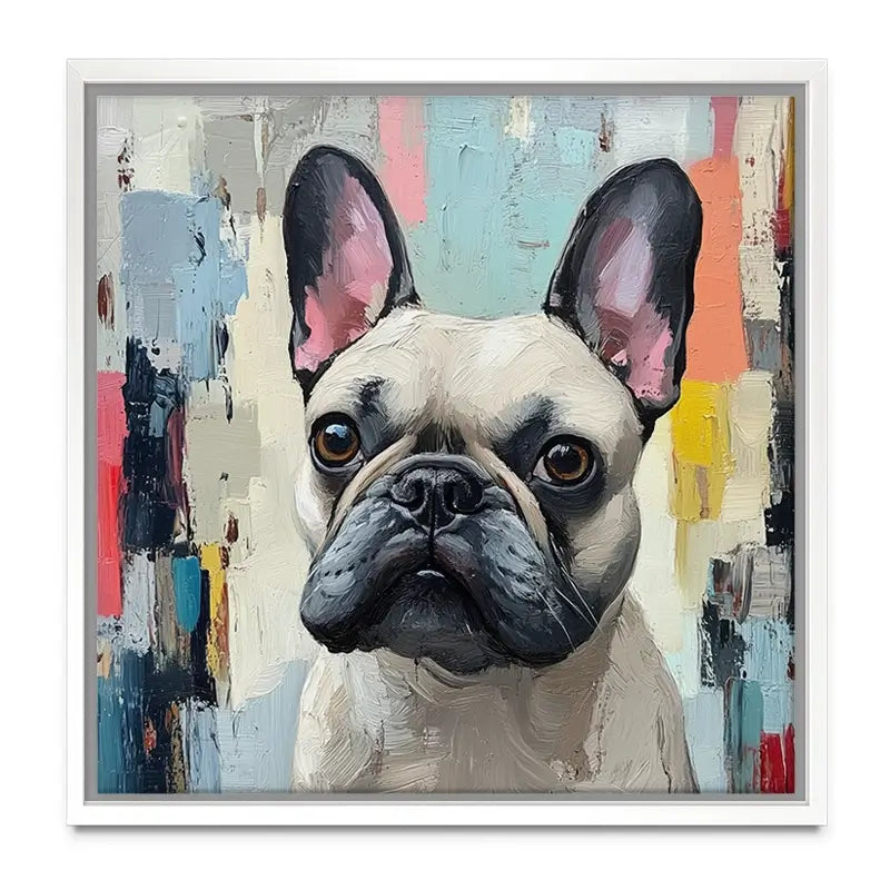 Adorable Frenchie Canvas Print