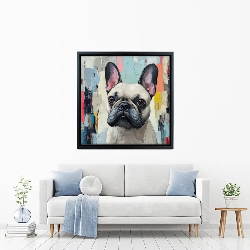 Adorable Frenchie Canvas Print