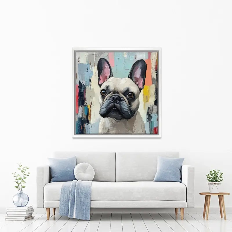 Adorable Frenchie Canvas Print