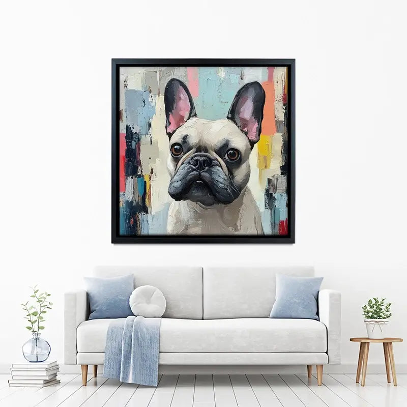 Adorable Frenchie Canvas Print