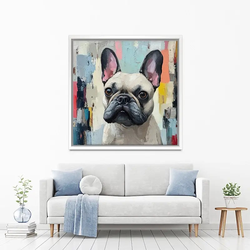 Adorable Frenchie Canvas Print