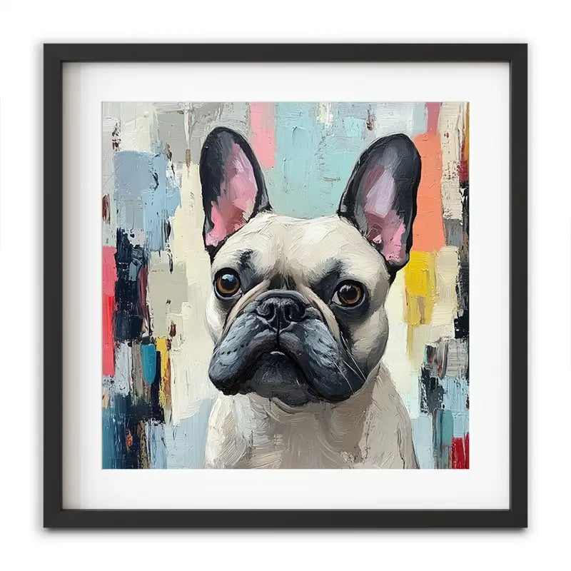 Adorable Frenchie Framed Art Print