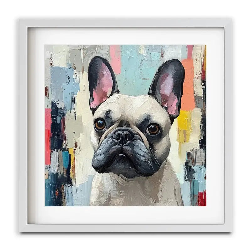 Adorable Frenchie Framed Art Print