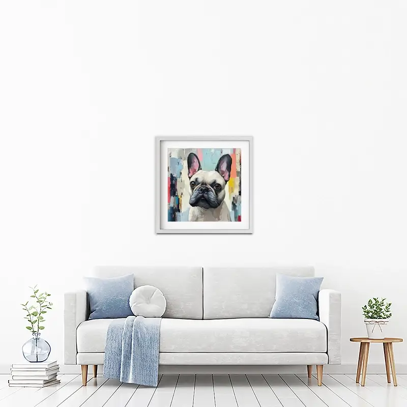 Adorable Frenchie Framed Art Print