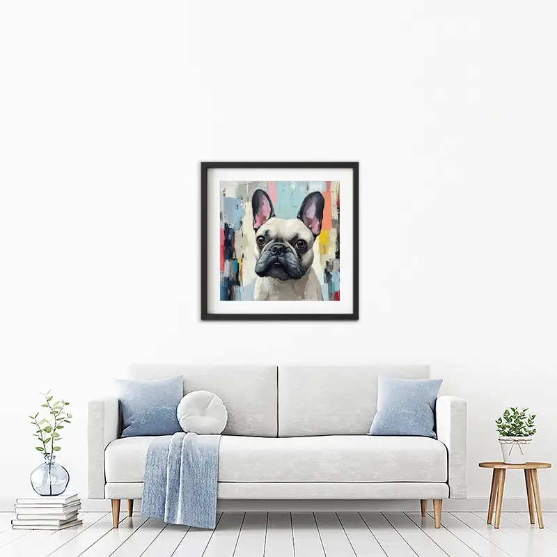 Adorable Frenchie Framed Art Print